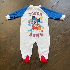 Vintage 1984 Disney Mickey newborn baby sleeper